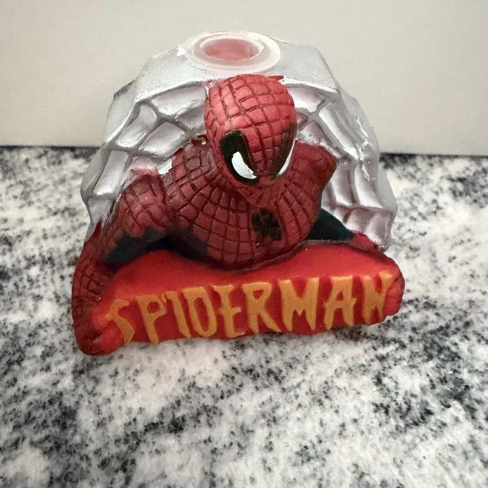 Vintage Marvel Spiderman Kurt Adler 10 Holiday Light Set Christmas 2003 Tested